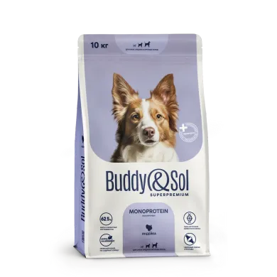 Buddy&Sol Superpremium MONOPROTEIN МОНОПРОТЕИН ПОЛНОРАЦИОННЫЙ СУХОЙ КОРМ СУПЕРП…