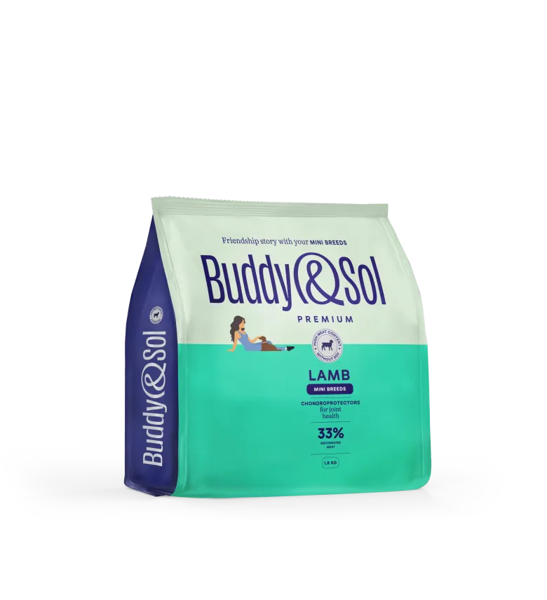 Buddy&Sol ADULT MINI Полнорационный сухой корм премиум-класса с ягнёнком для ма…