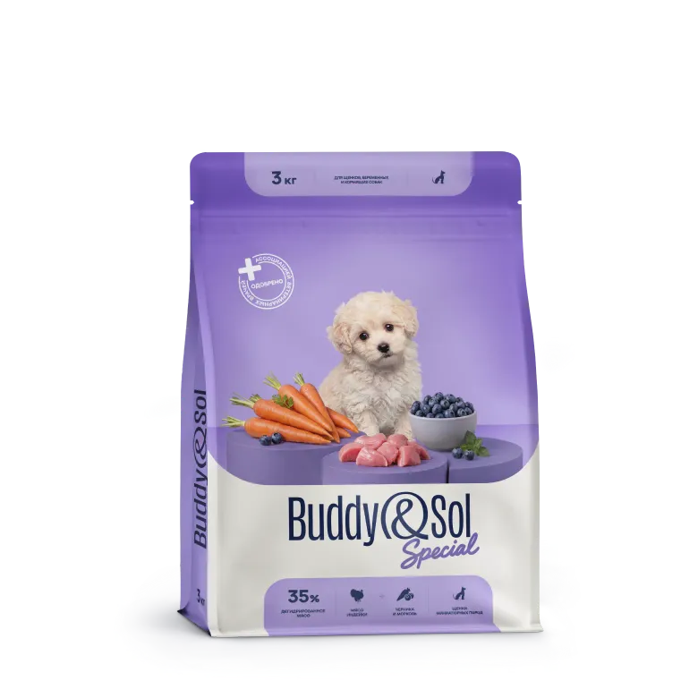 Buddy&Sol Special Полнорационный сухой корм суперпремиум-класса с индейкой, чер…