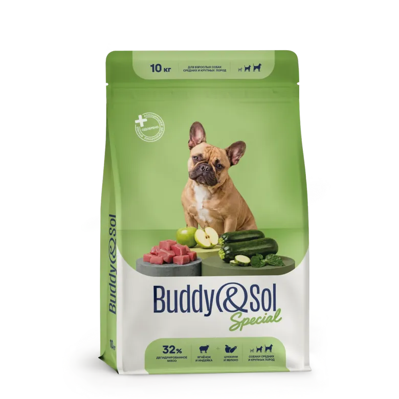 Buddy&Sol Special Полнорационный сухой корм суперпремиум-класса с ягнёнком и ин…